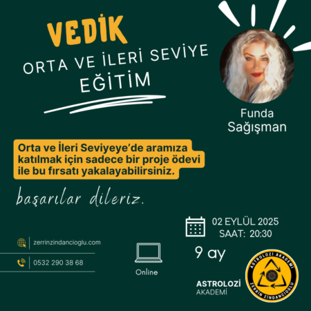 Vedik Orta ve İleri Seviye Eğitimi
