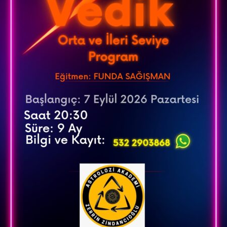 Vedik Orta ve İleri Seviye Programı